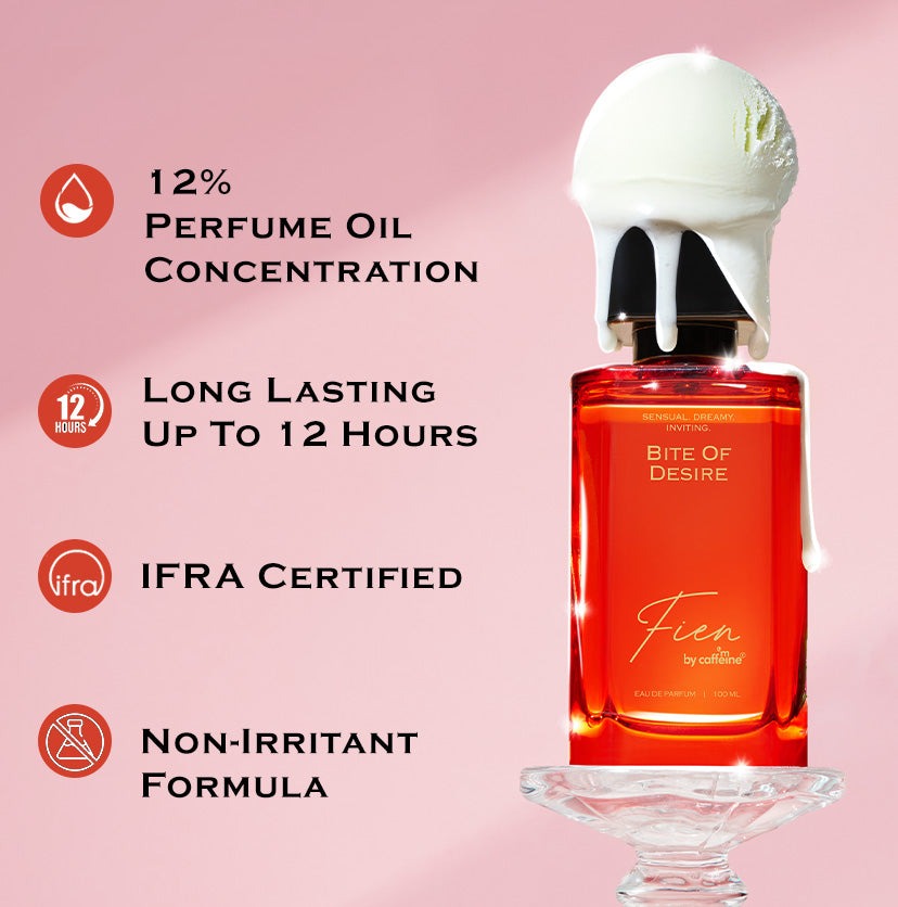 mCaffeine Fien Bite of Desire Perfume for Women- Vanilla & Lavender