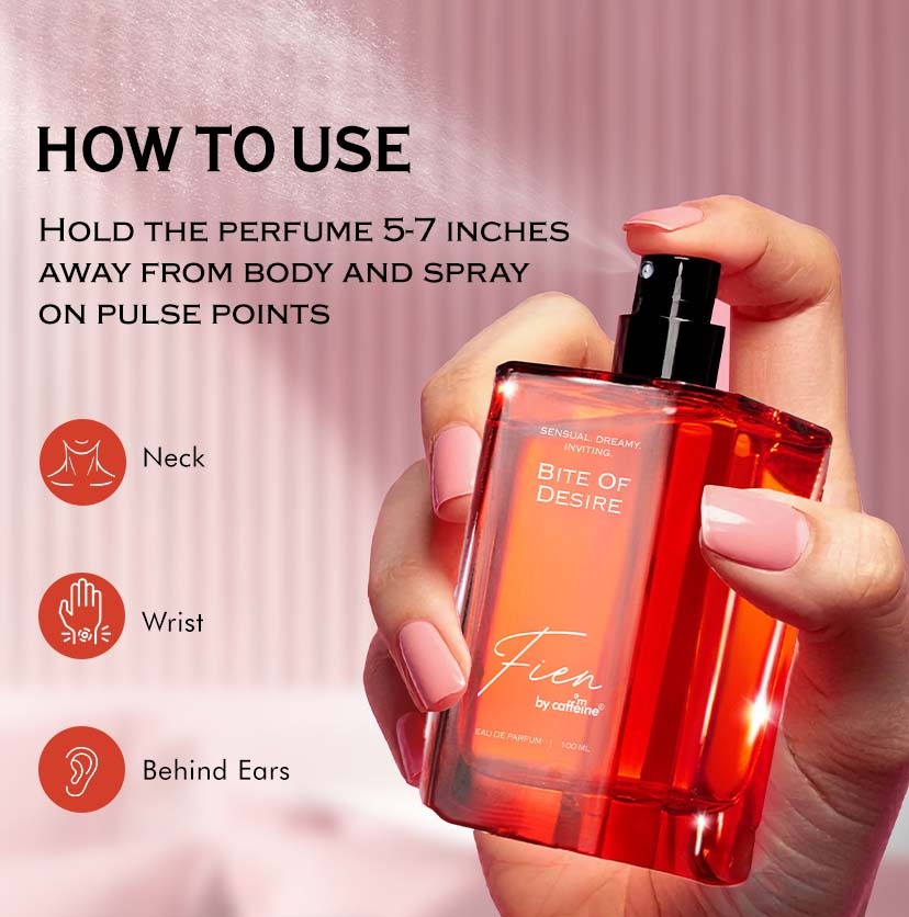 mCaffeine Fien Bite of Desire Perfume for Women- Vanilla & Lavender