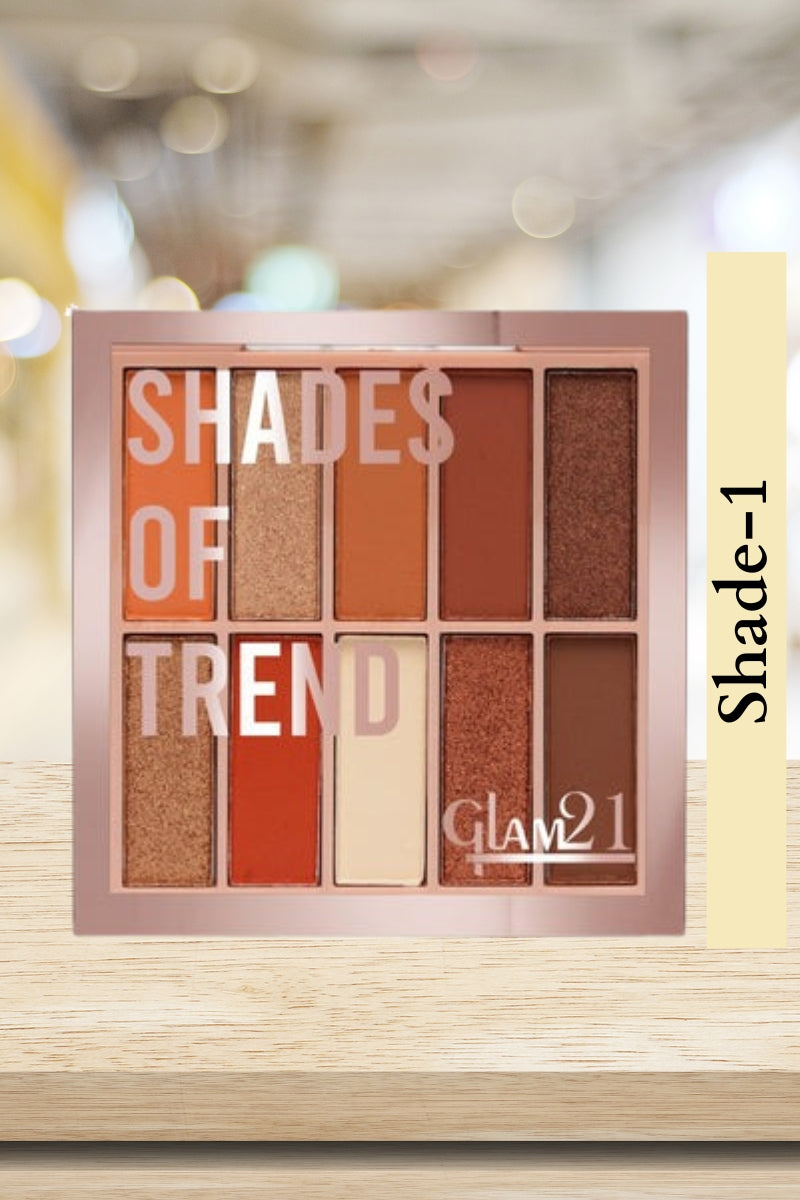 Glam21 Shade-1 Shades Of Trend Eyeshadow Palette