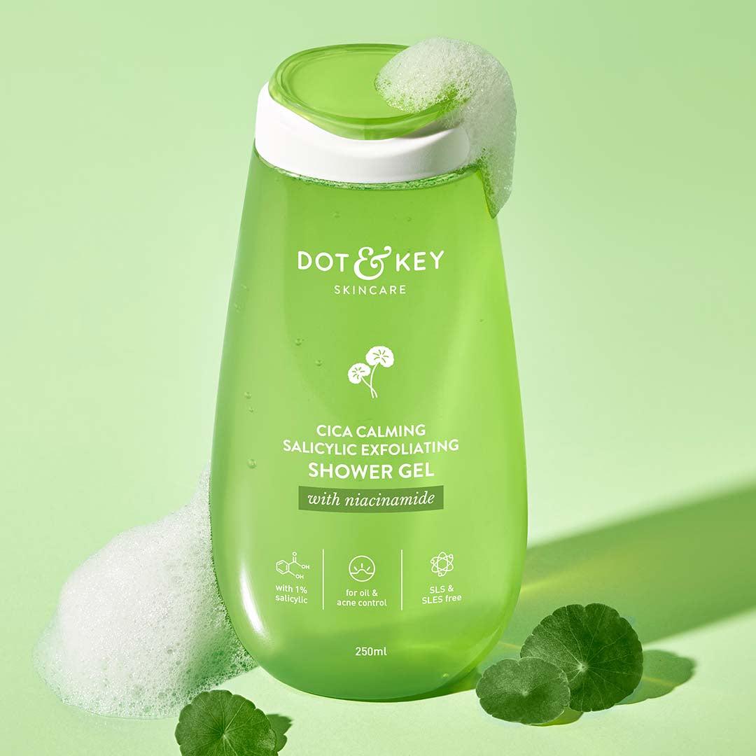 Dot & Key Cica Calming Salicylic Exfoliating Shower Gel