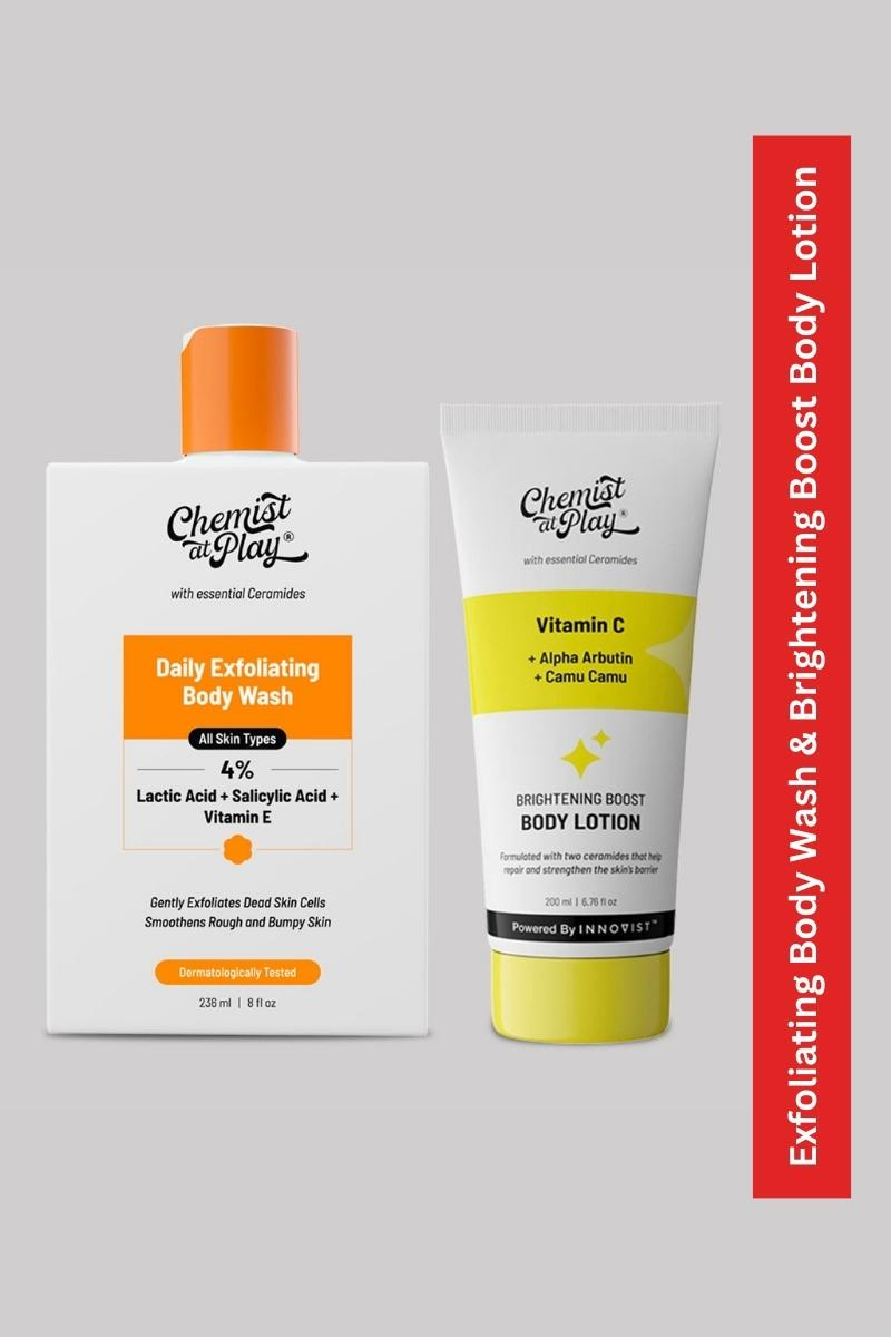 Chemist at Play The Ultimate Glow Kit - Exfoliating Body Wash & Body Lotion