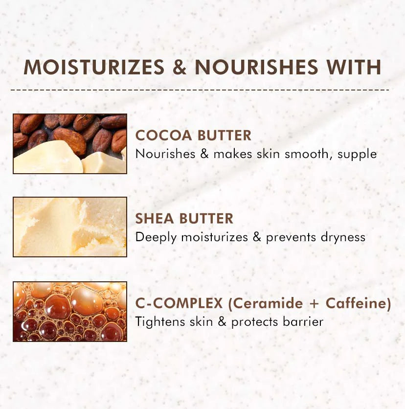 mCaffeine Pore Clear Coffee Cookie Face Scrub - 100gm