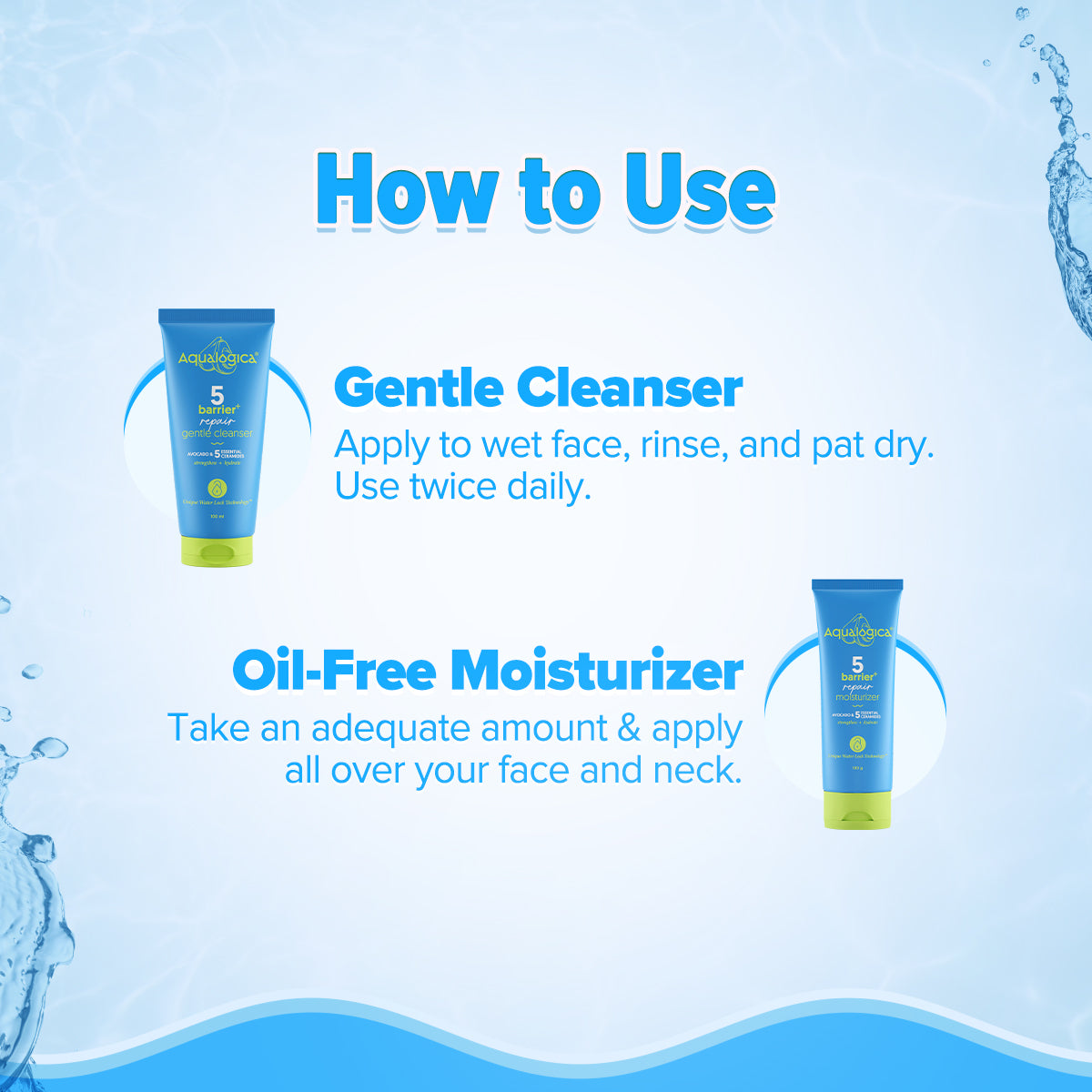 Aqualogica Barrier+ Cleanse & Moisturize Duo