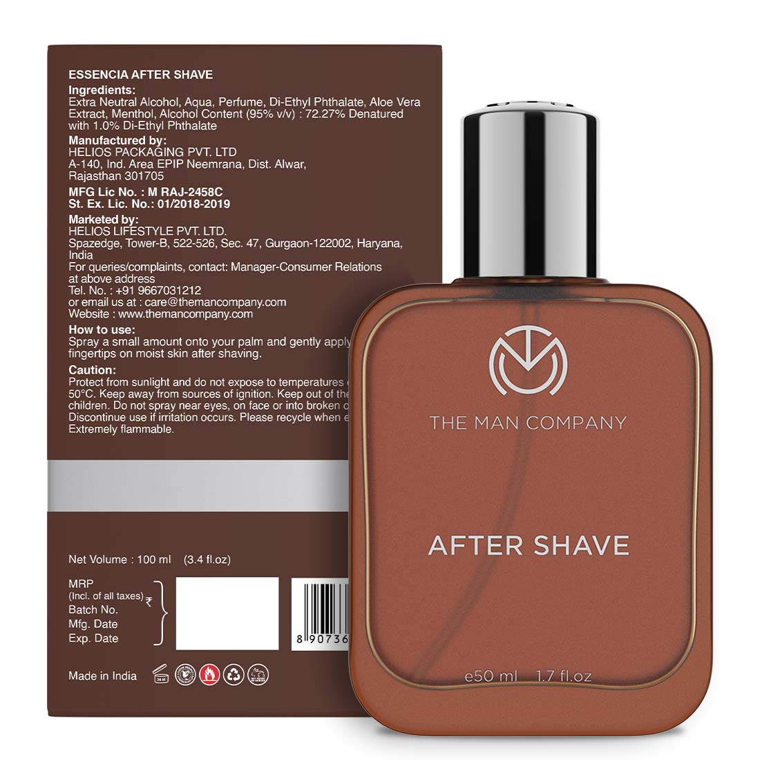 The Man Company After Shave Spray - 100ml