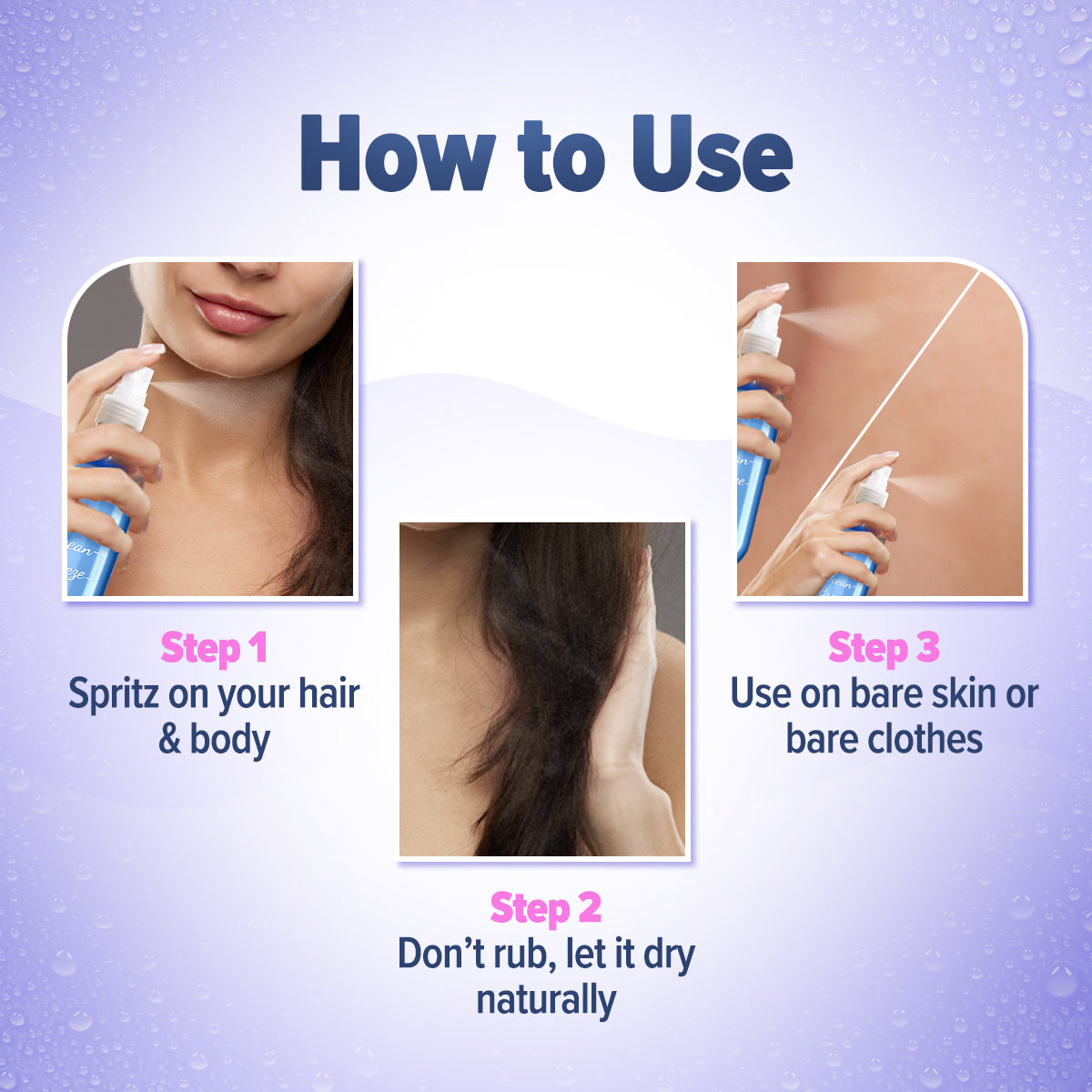 Aqualogica Refresh+ Sea Breeze & Sweet Berry Body Mist Duo