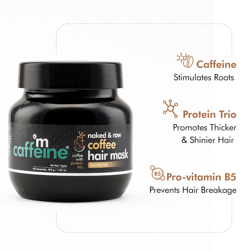 mCaffeine Coffee Hair Mask With Pro Vitamin B5 - 200g