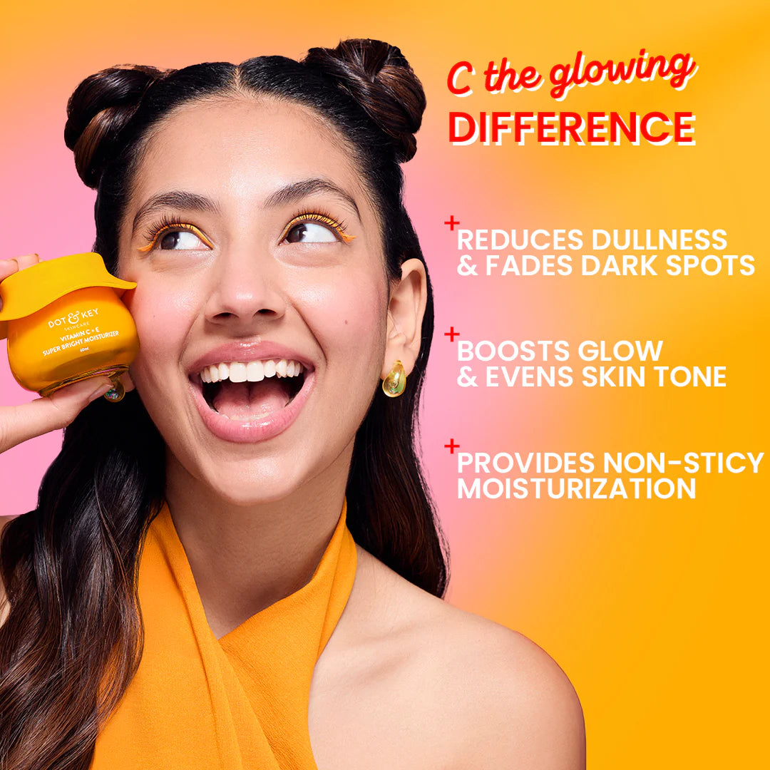 Dot & Key Strawberry Dew Tinted Sunscreen 01 Porcelain + Vitamin C + E Moisturizer