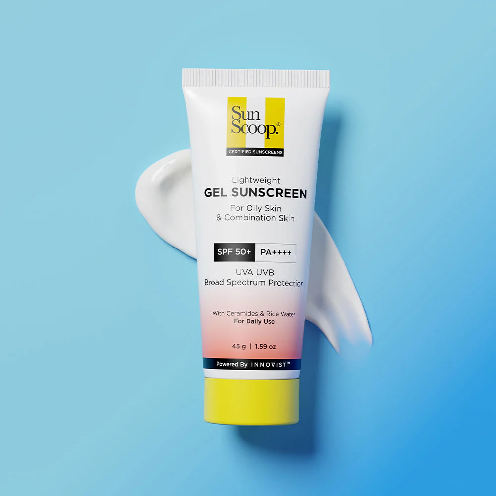 Sunscoop Ceramides & Rice Water Gel Sunscreen SPF 50+ PA++++ (45g)