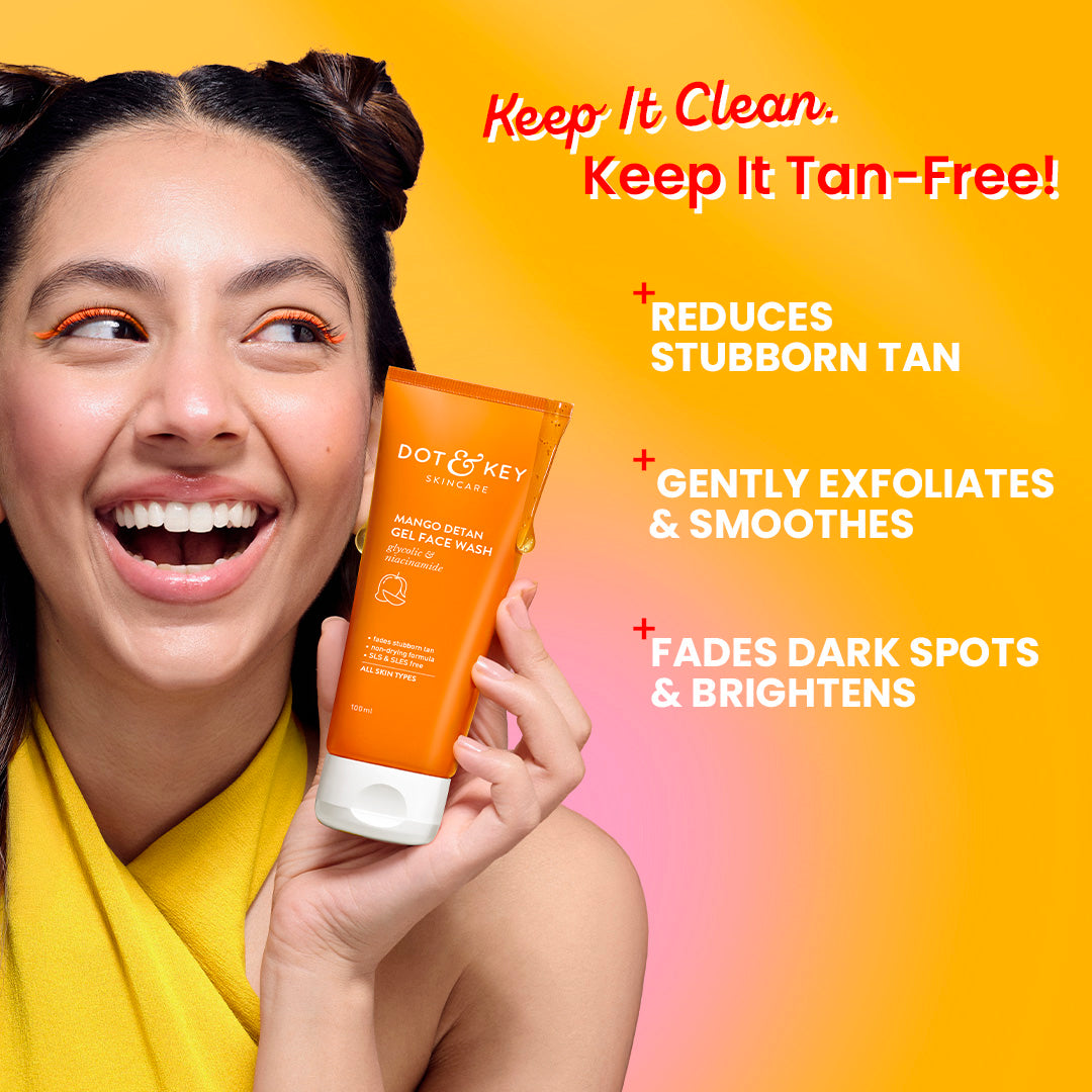 Dot & Key Mango Detan Gel Face Wash - 100ml