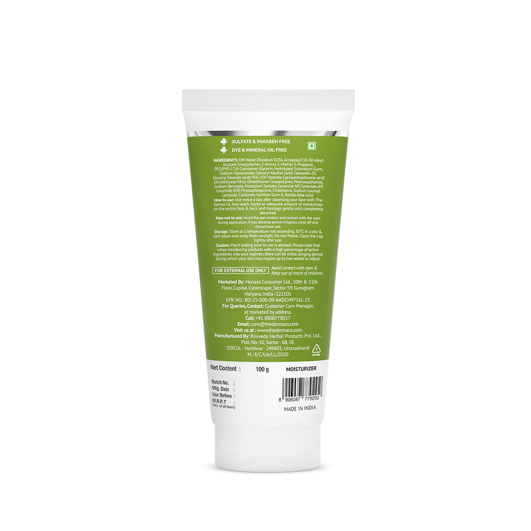Derma Co Oil-Free Daily Face Moisturizer With Hyaluronic Acid, Ceramides & Multivitamins