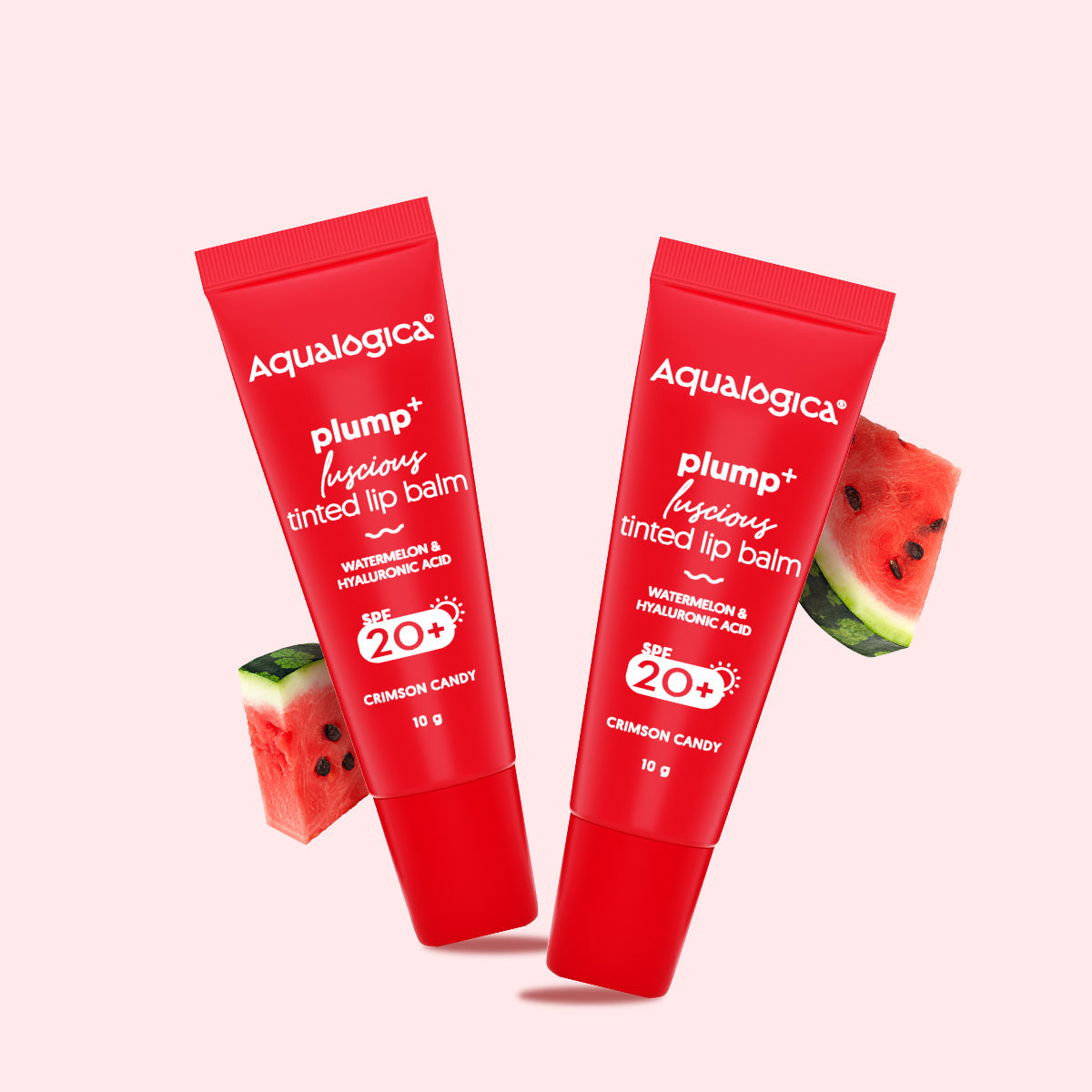 Aqualogica Crimson Candy Plump+ Luscious Tinted Spf 20+ Lip Balm