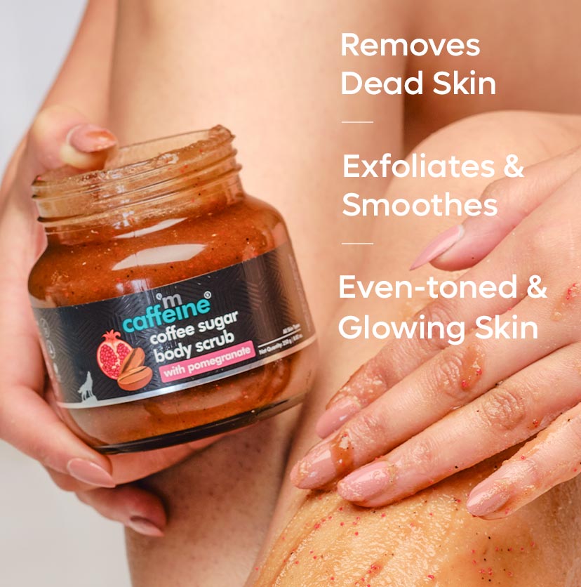 mCaffeine Coffee Sugar Body Scrub With Pomegranate - 250g