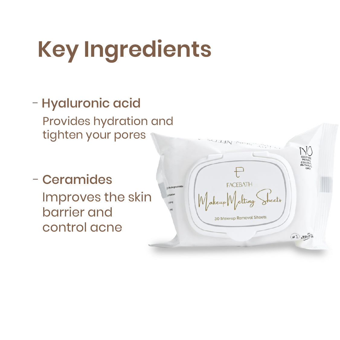 Personal Touch Makeup Melting Skin Care Wipes (10 Sheets) - Pack of 4