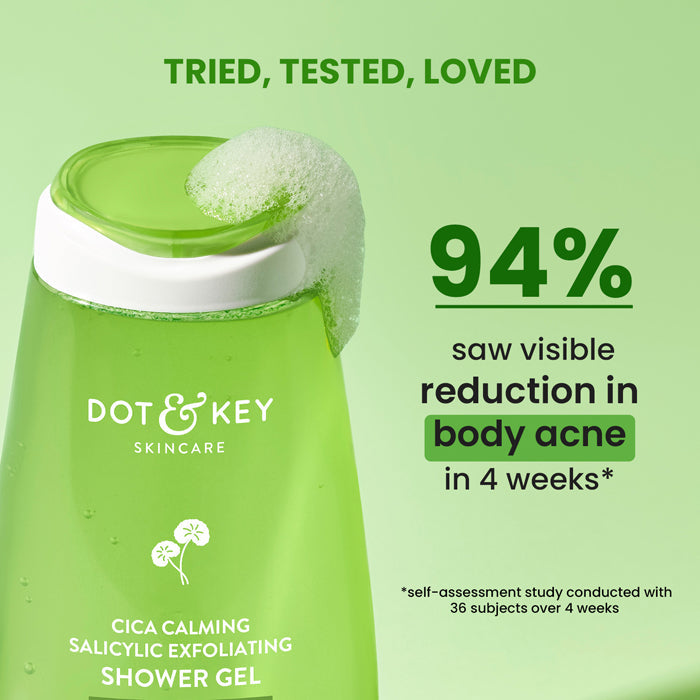Dot & Key Cica Calming Salicylic Exfoliating Shower Gel - 250ml