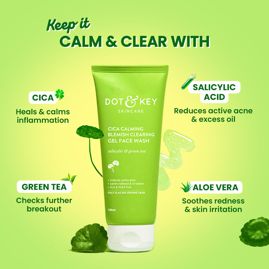 Dot & Key Super Cica & Salicylic Anti Acne Routine - 240ml