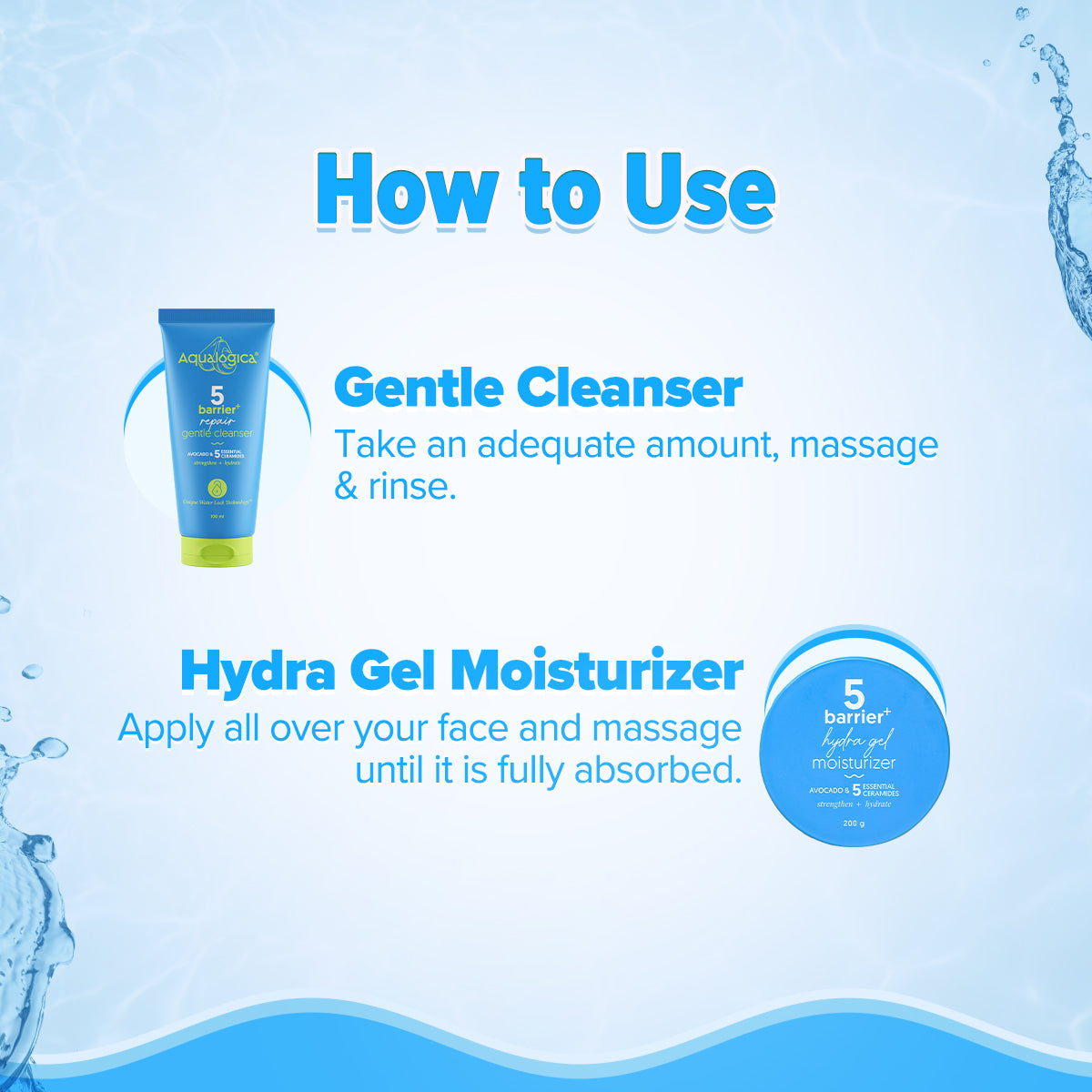 Aqualogica 2-Step Barrier Repair Combo