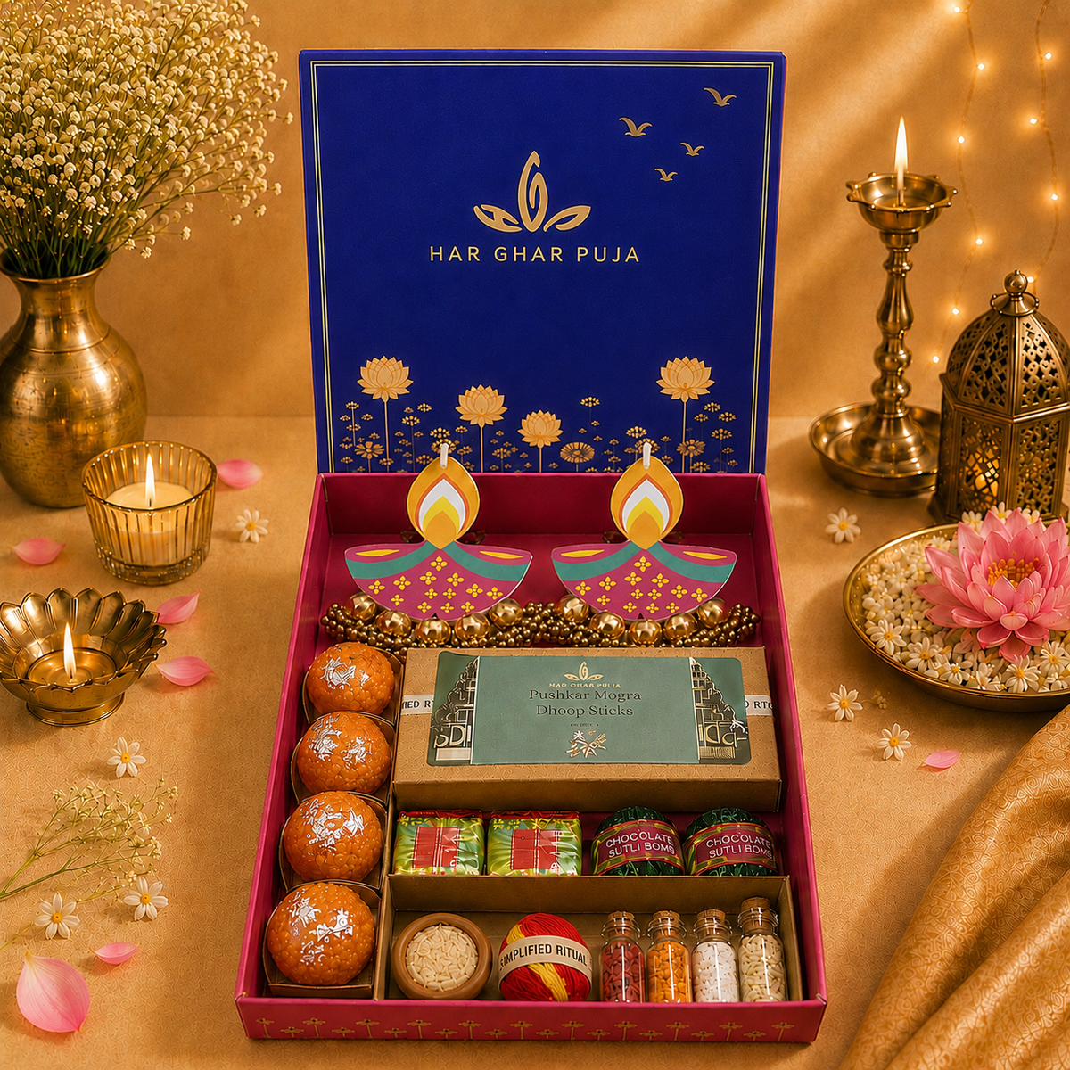 Har Ghar Puja Diwali Tilak Box