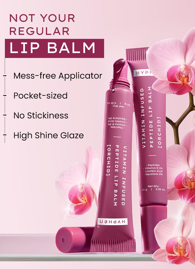 Hyphen Vitamin Infused Peptide Lip Balm - Orchid