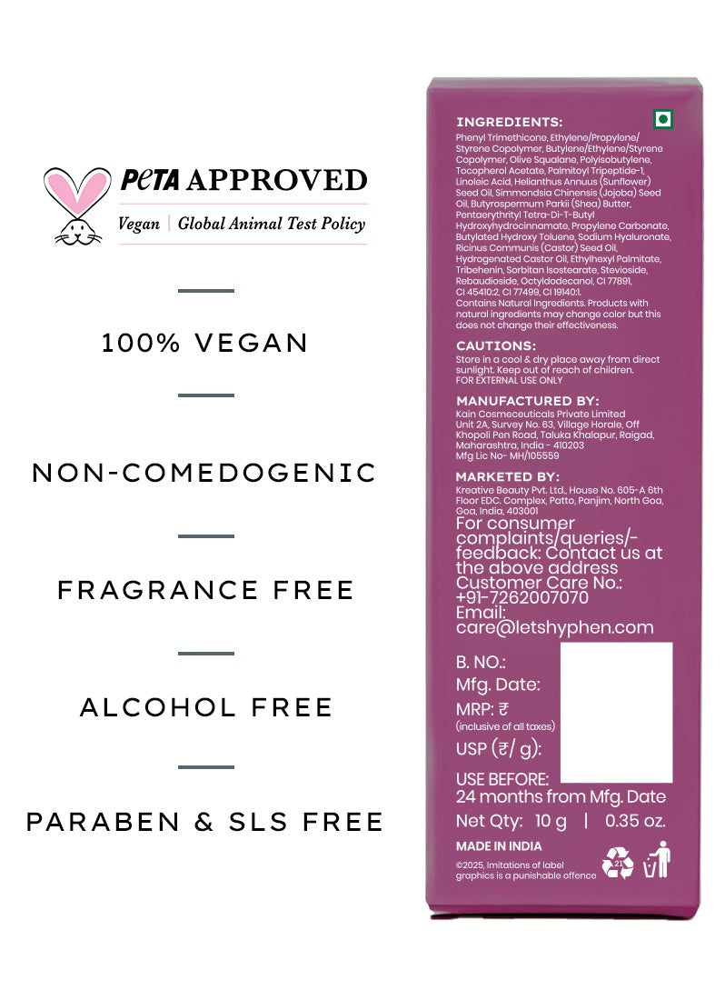 Hyphen Vitamin Infused Peptide Lip Balm - Orchid