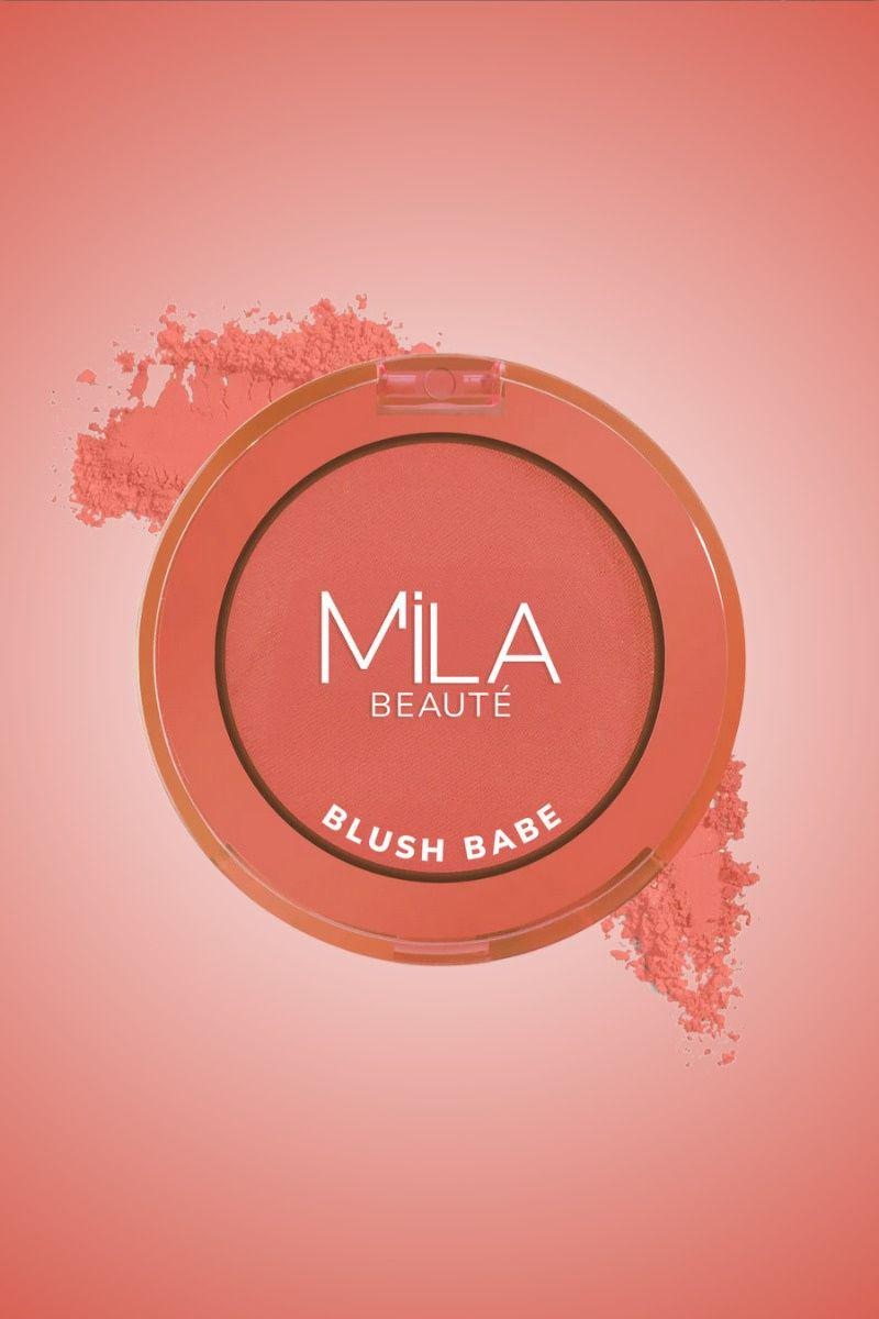 Mila Beaute Matte Finish Blush Babe Powder Blush
