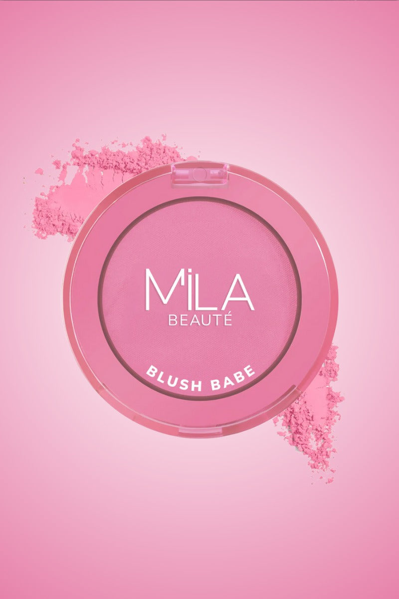 Mila Beaute Matte Finish Blush Babe Powder Blush