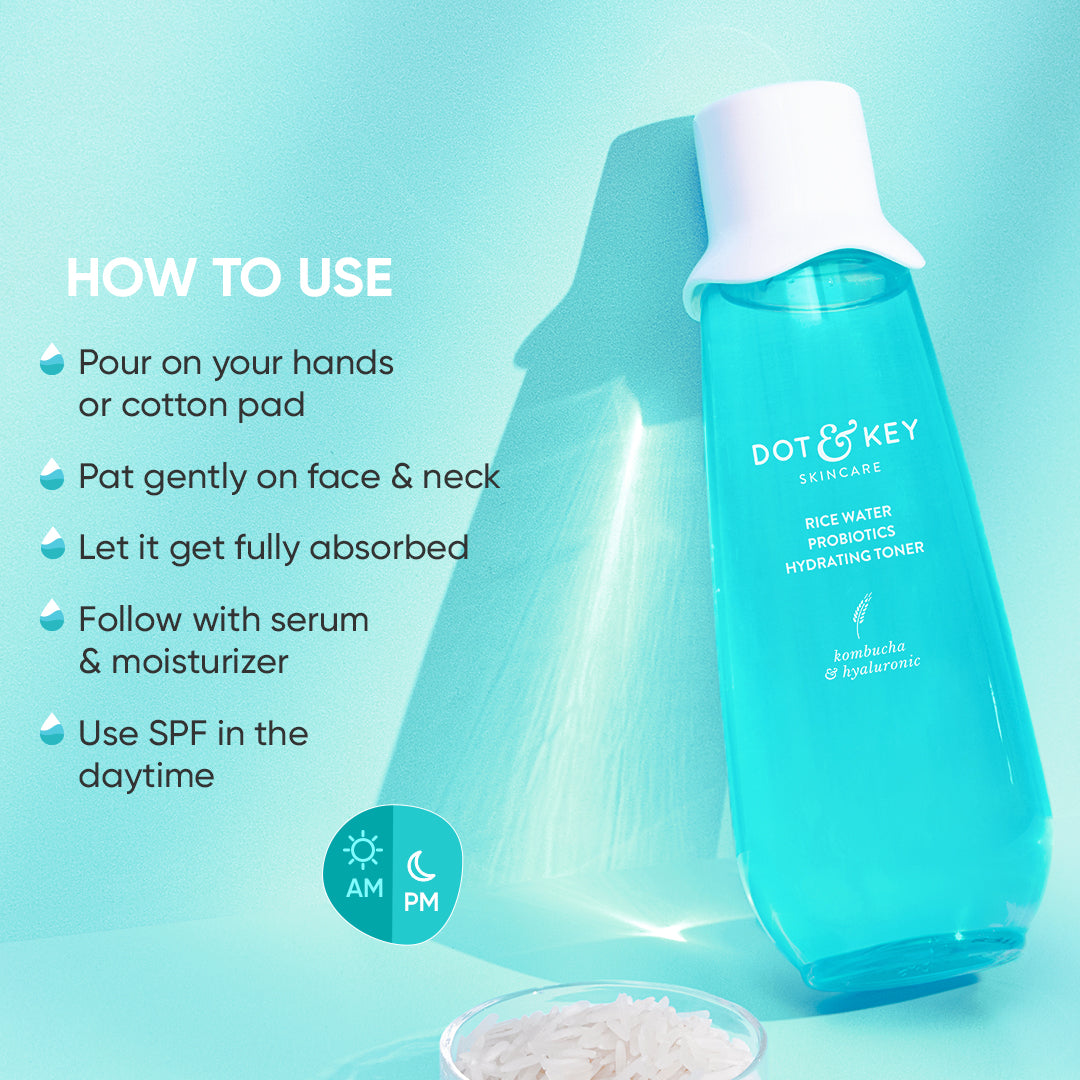 Dot & Key Blueberry Hydrate Barrier Repair Rice Water Toner - 150ml