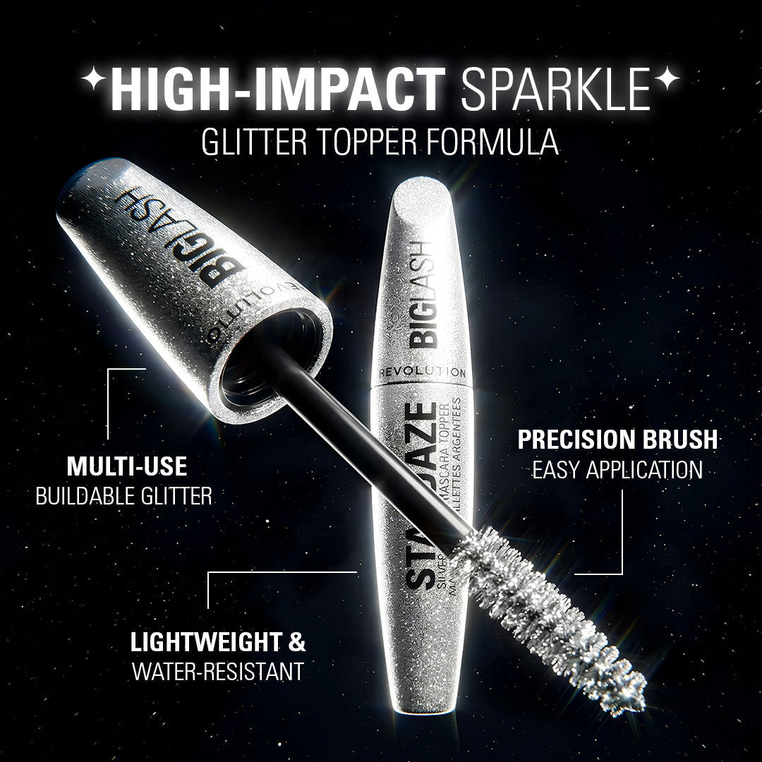 Makeup Revolution Big Lash Stardaze Hair & Brow Glitter Mascara
