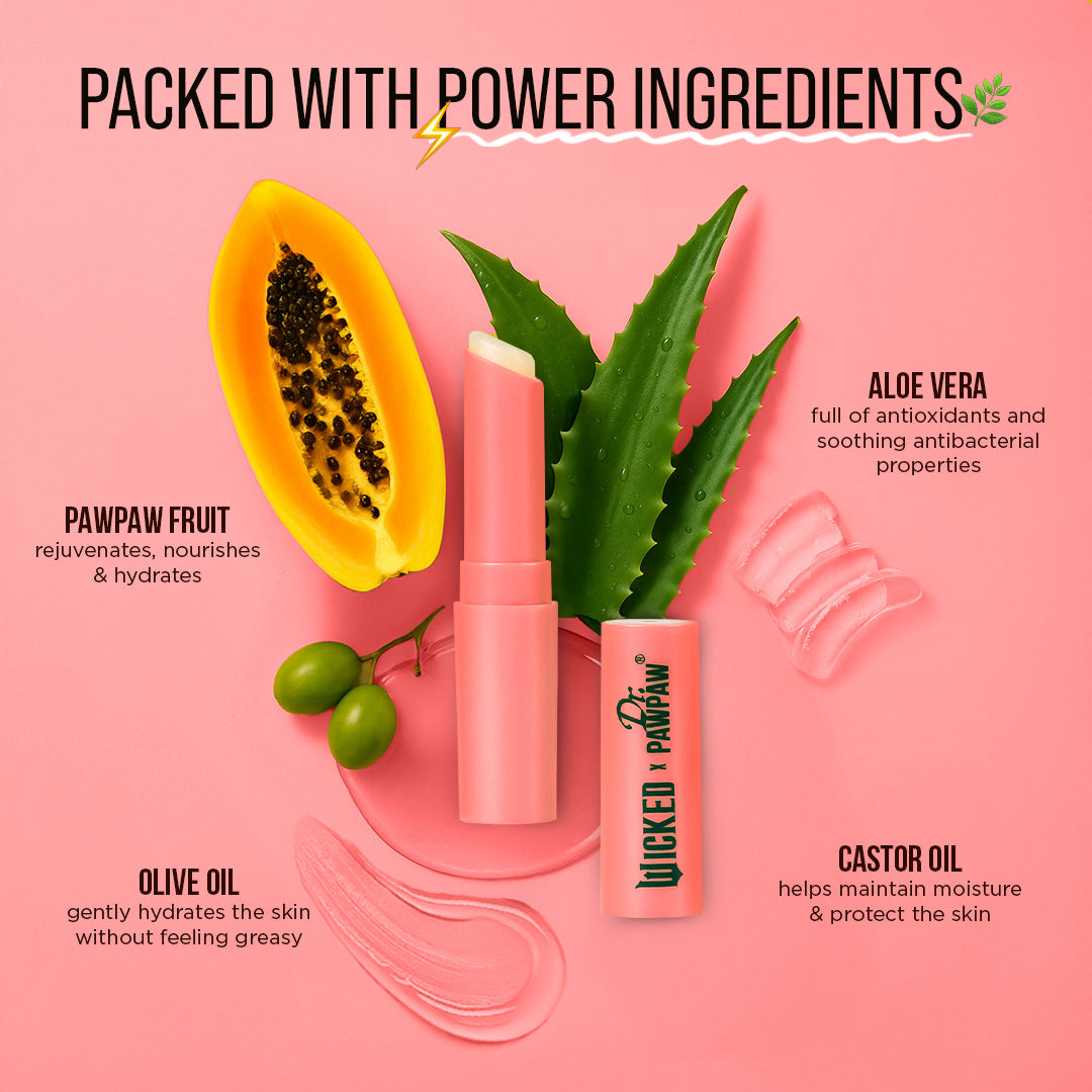 Dr. Paw Paw x Wicked Glimmer Ph Lip Balm 3 gm