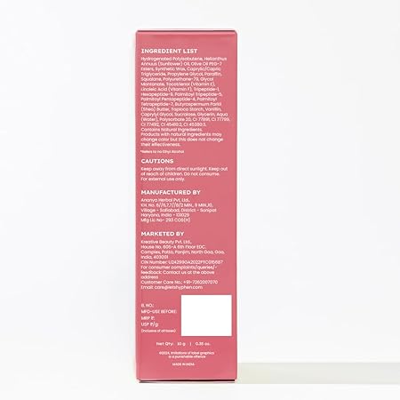 Hyphen Vitamin-Infused Peptide Tinted Lip Balm - Marshmallow - 10g