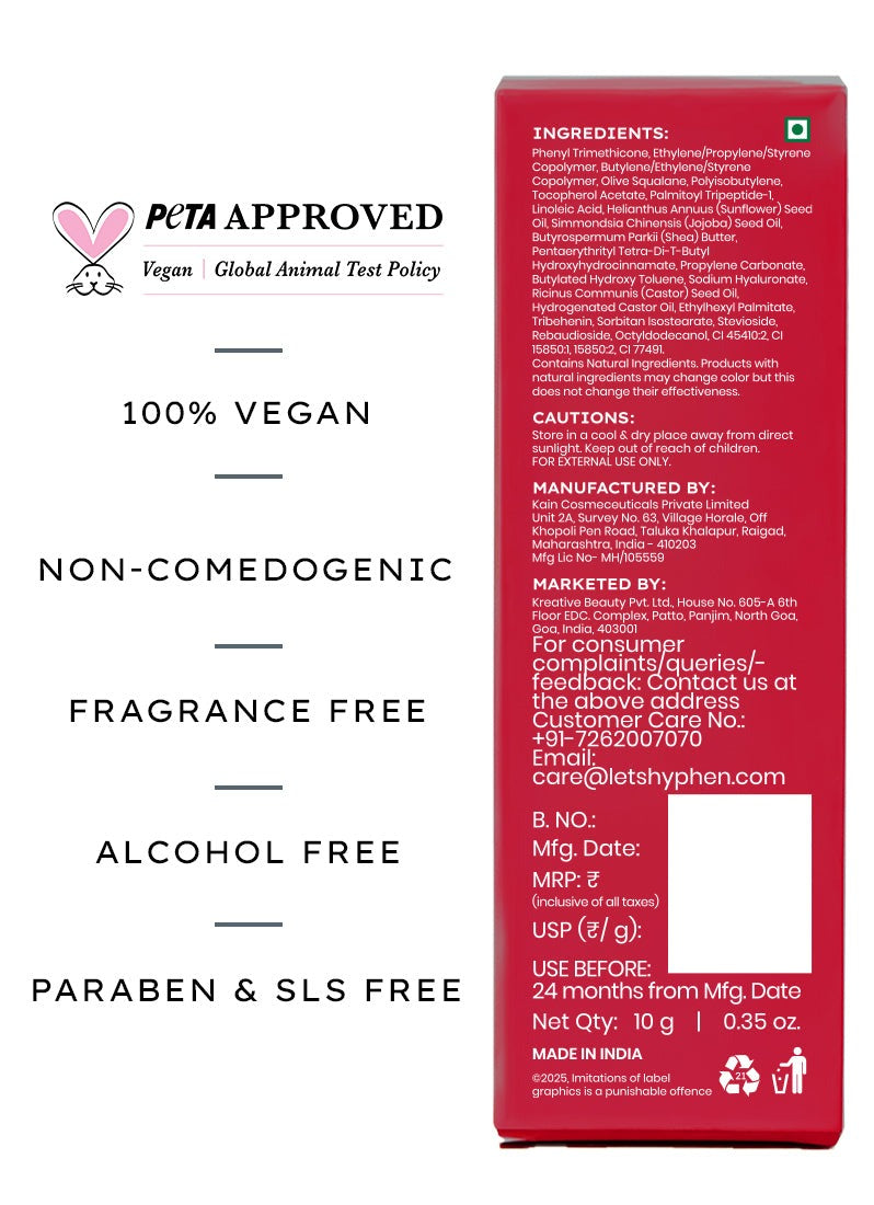 Hyphen Vitamin Infused Peptide Lip Balm - Jelly Glaze
