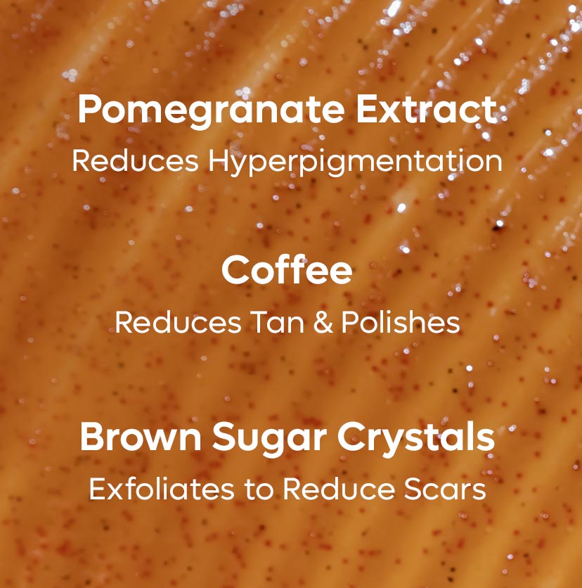 mCaffeine Coffee Sugar Body Scrub With Pomegranate - 250g