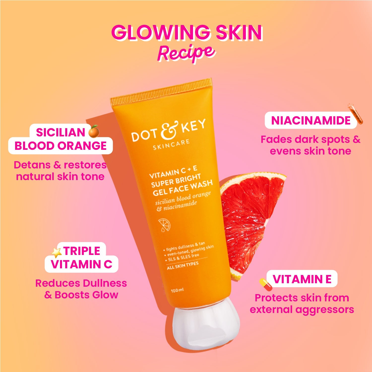 Dot & Key Bestseller Face Wash Duo - 100g