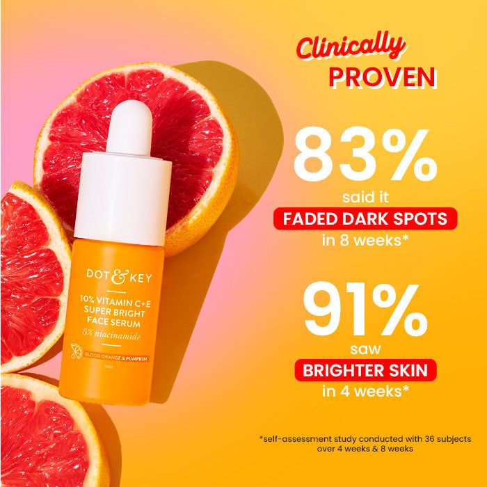 Dot & Key 10% Vitamin C + E Face Serum Pack of 2 - 60ml