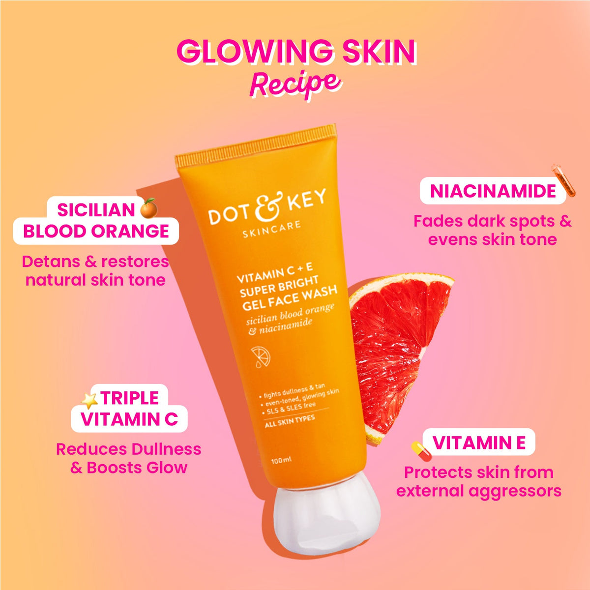 Dot & Key Bestseller Face Wash Duo - 100g