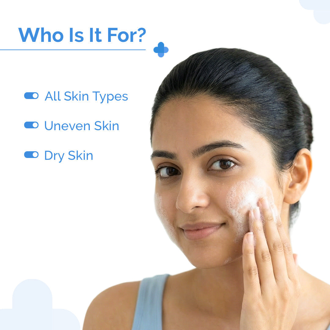 Derma Co Pore Minimizing Clay Daily Face Wash with 1% Niacinamide & 2% PHA - 100ml
