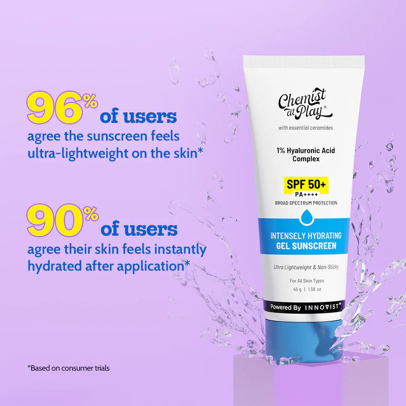 Chemist at Play 1% Hyaluronic Acid Gel Sunscreen SPF 50+ PA++++