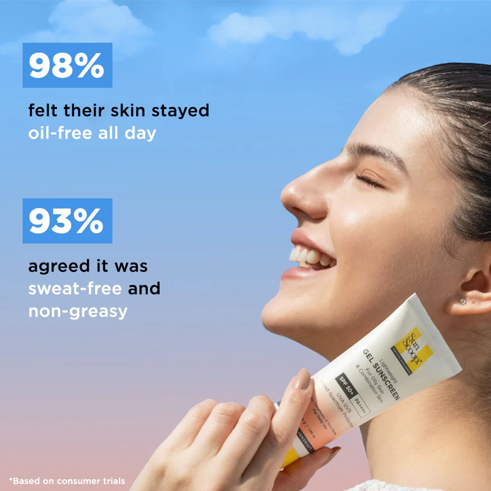 Sunscoop Ceramides & Rice Water Gel Sunscreen SPF 50+ PA++++ (45g)