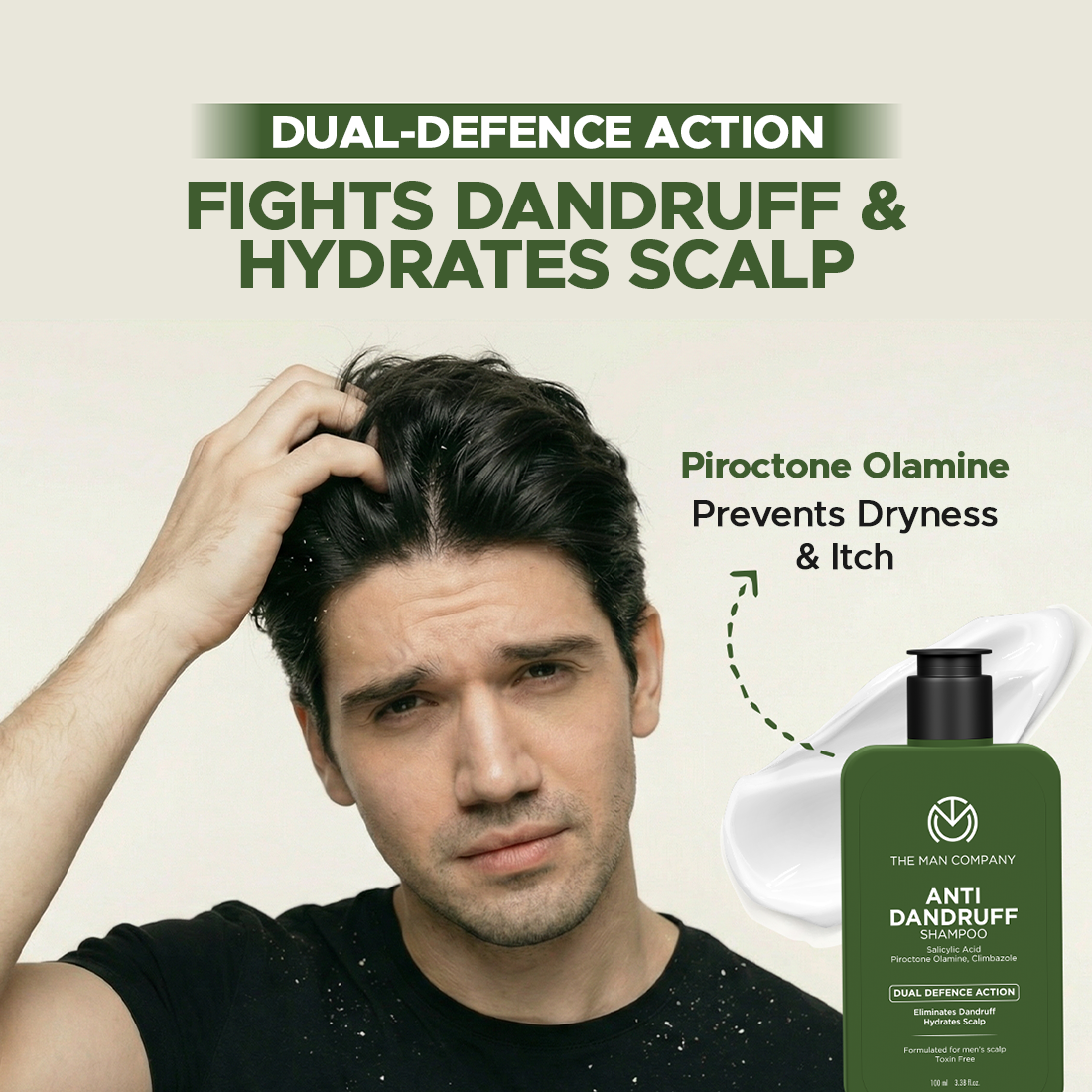 The Man Company Anti-Dandruff Shampoo for Men - 100ml