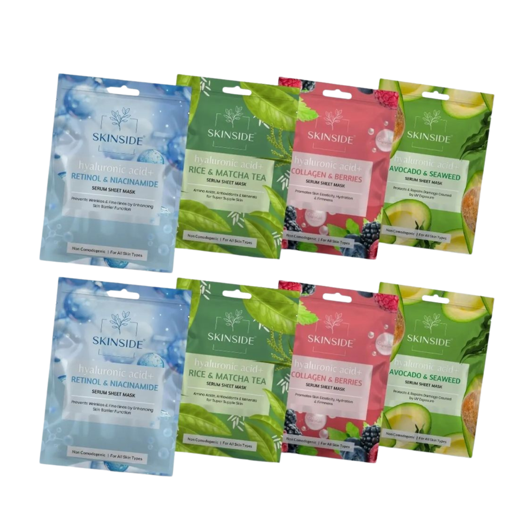 Skinside Sheet Mask (Pack of 8)