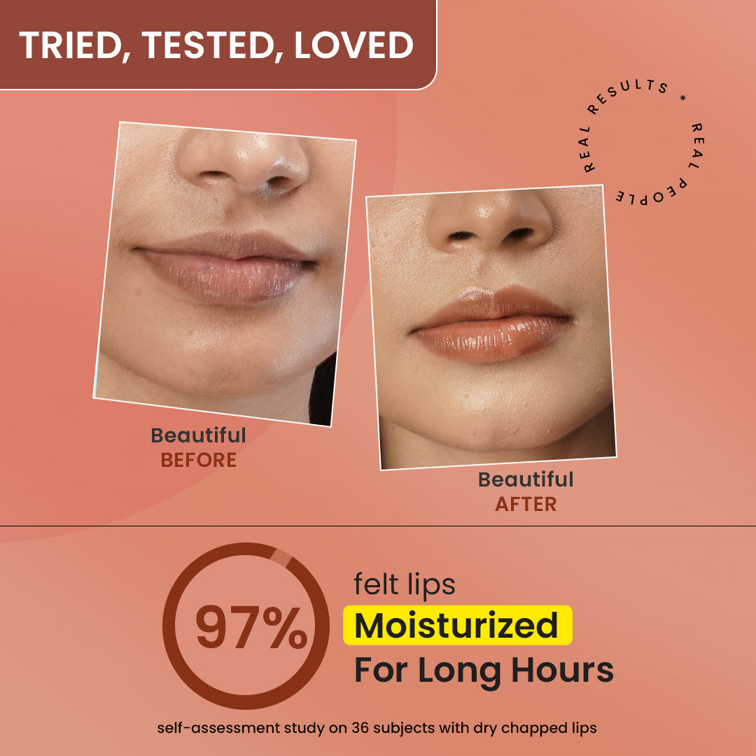 Dot & Key Vitamin C + E Gloss Boss Lip Balm In-Vivo Tested SPF 50+ PA+++ - Cocoa Mint Low Tinted