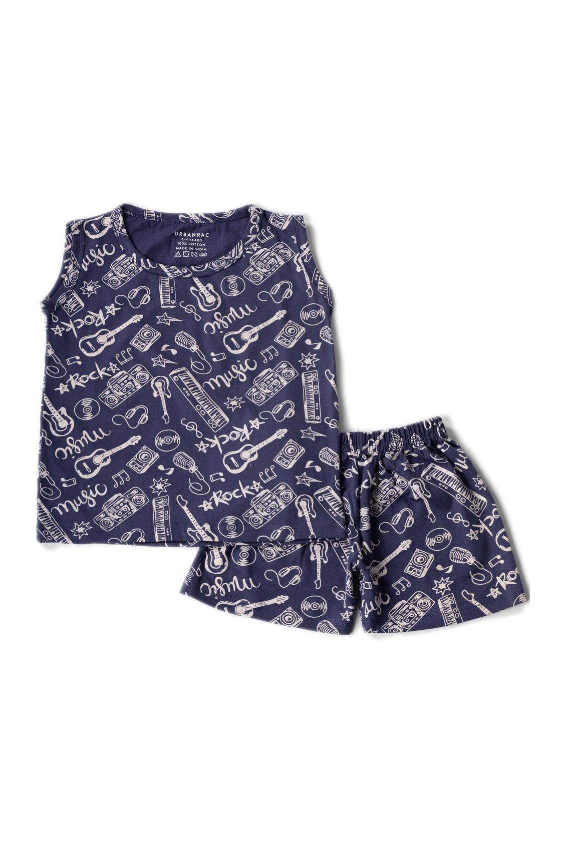 Urbanrac Navy Blue Co-ord Set