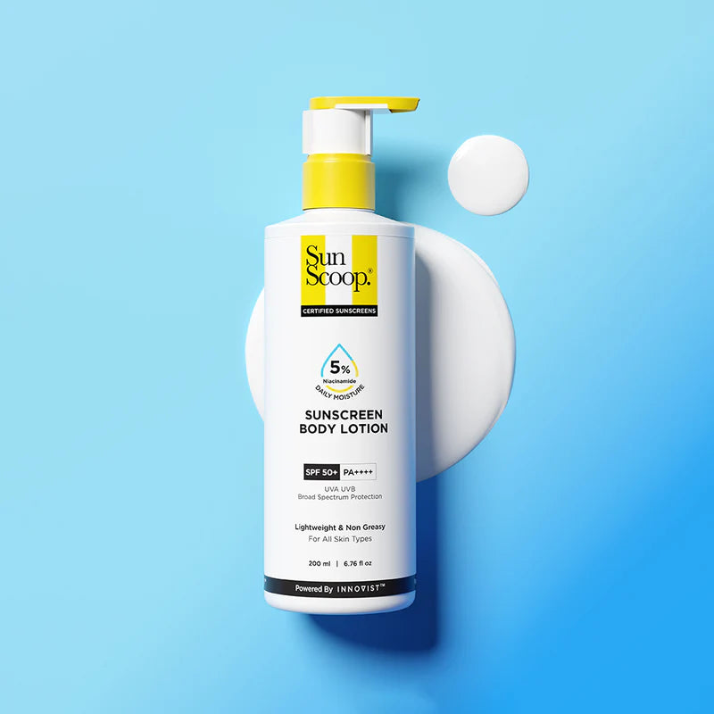 Sunscoop 5% Niacinamide Sunscreen Body Lotion SPF 50+ PA ++++ (200ml)