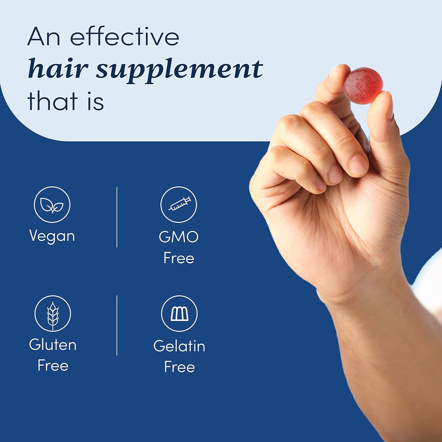 Man Matters Biotin Hair Gummies Regular (60N)