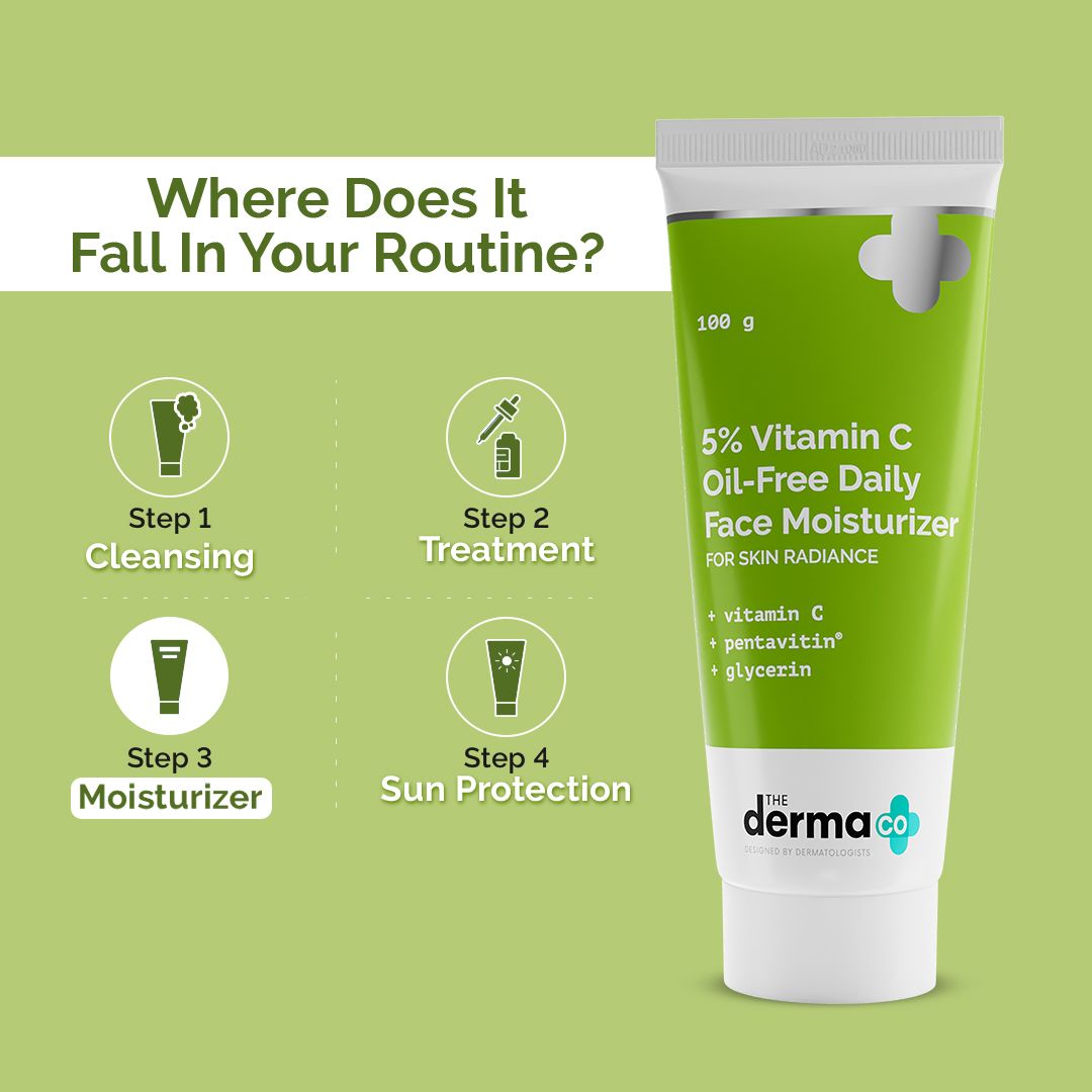 Derma Co 5% Vitamin C Oil-Free Daily Face Moisturizer