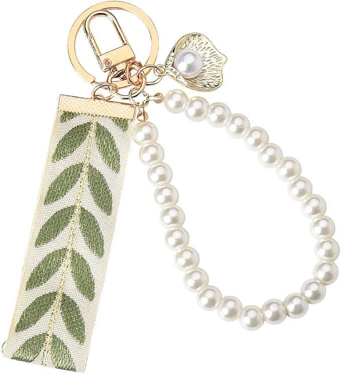 Salty Pearl Whimsy Tassel Bag Charm