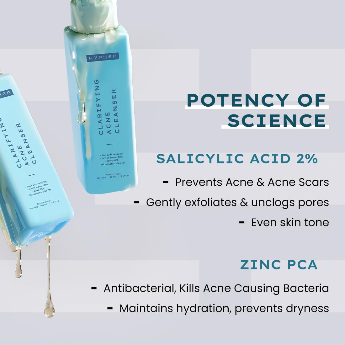Hyphen Clarifying Acne Face Wash - 100ml