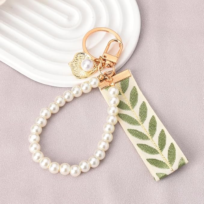 Salty Pearl Whimsy Tassel Bag Charm