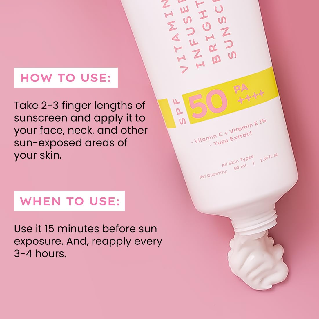 Hyphen Brightening Sunscreen SPF 50 - 50ml