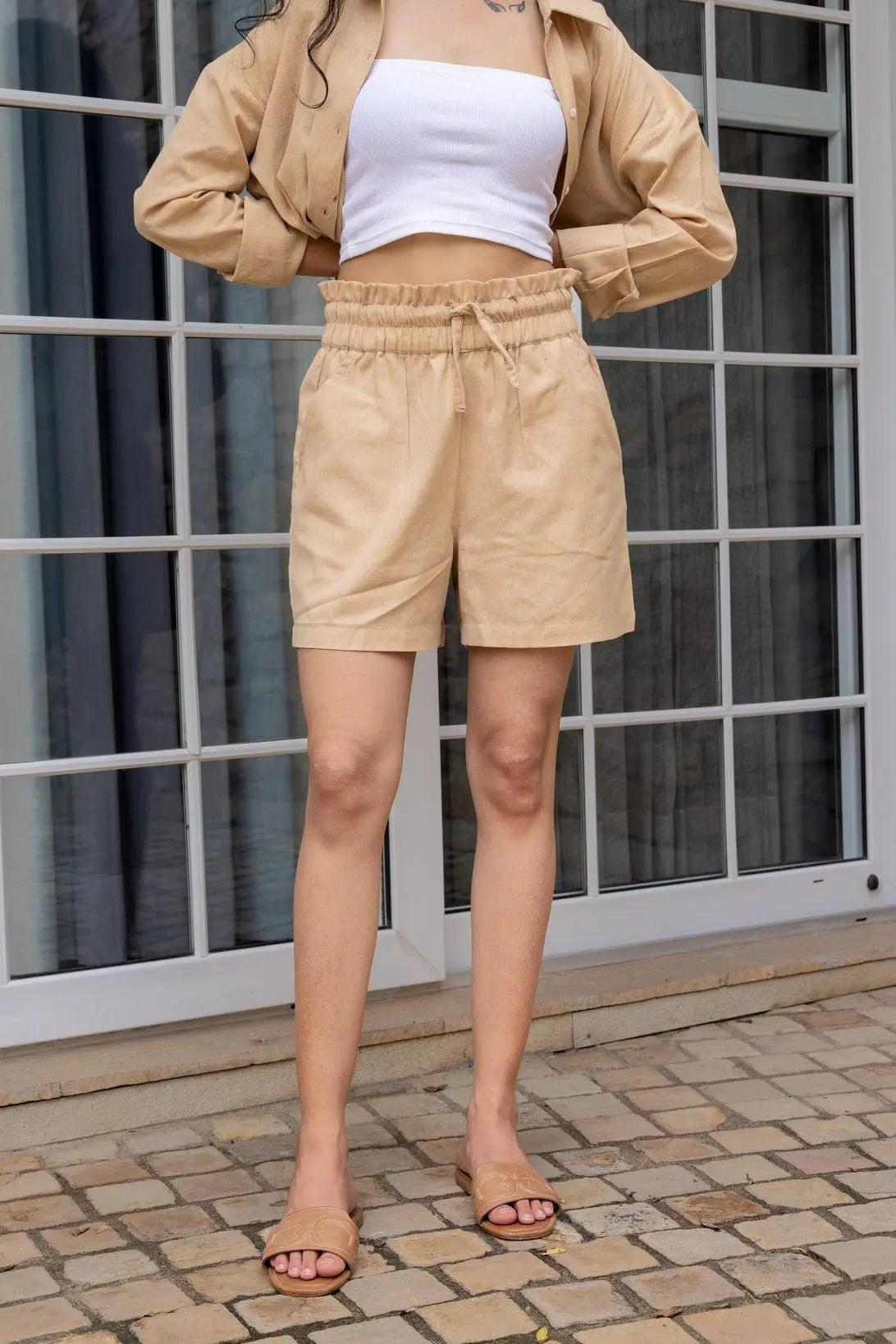 Sugnaa Oversized Cotton Shirt & Shorts
