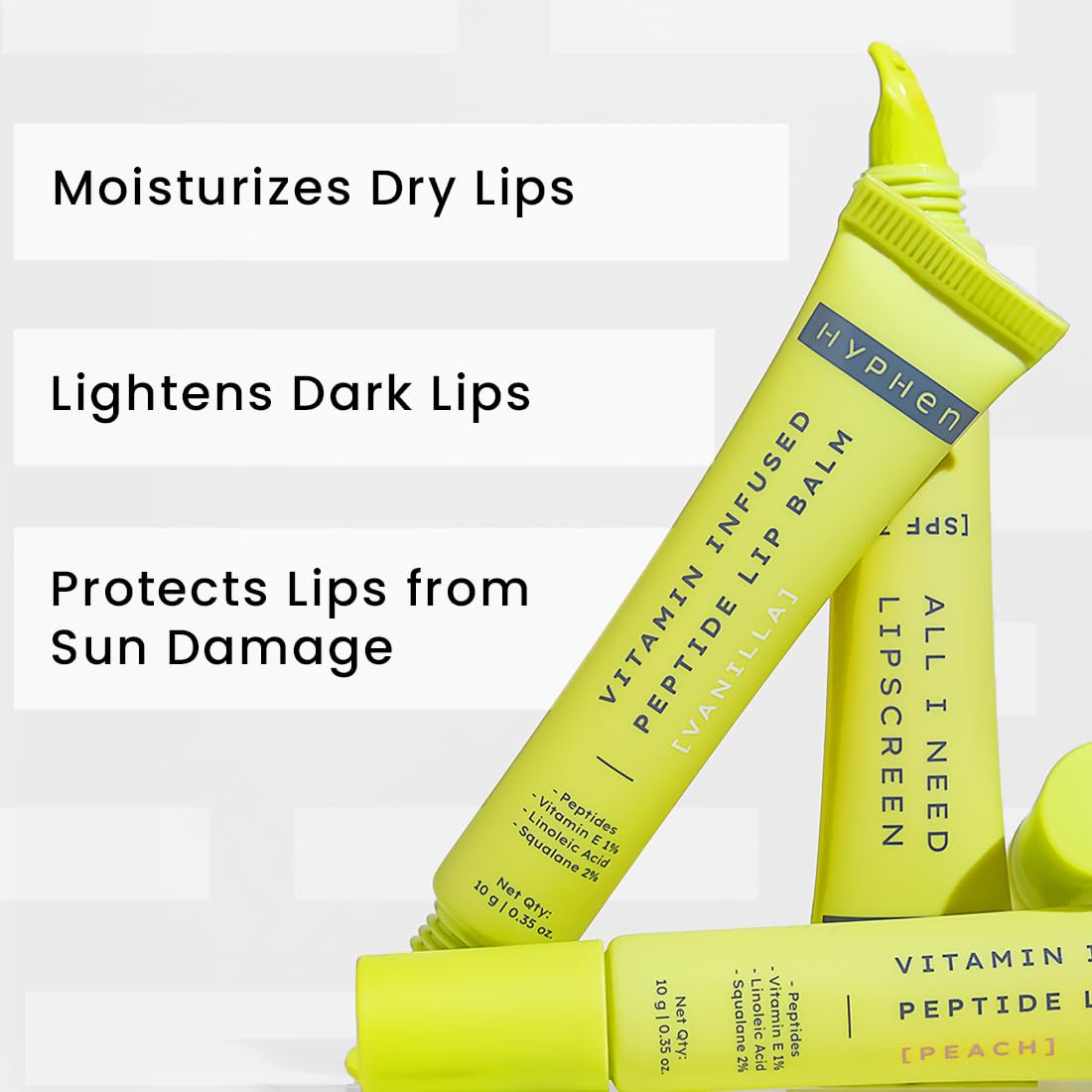 Hyphen Juicy Lips Or Nothing Kit - Lip Balm Combo- Pack of 3